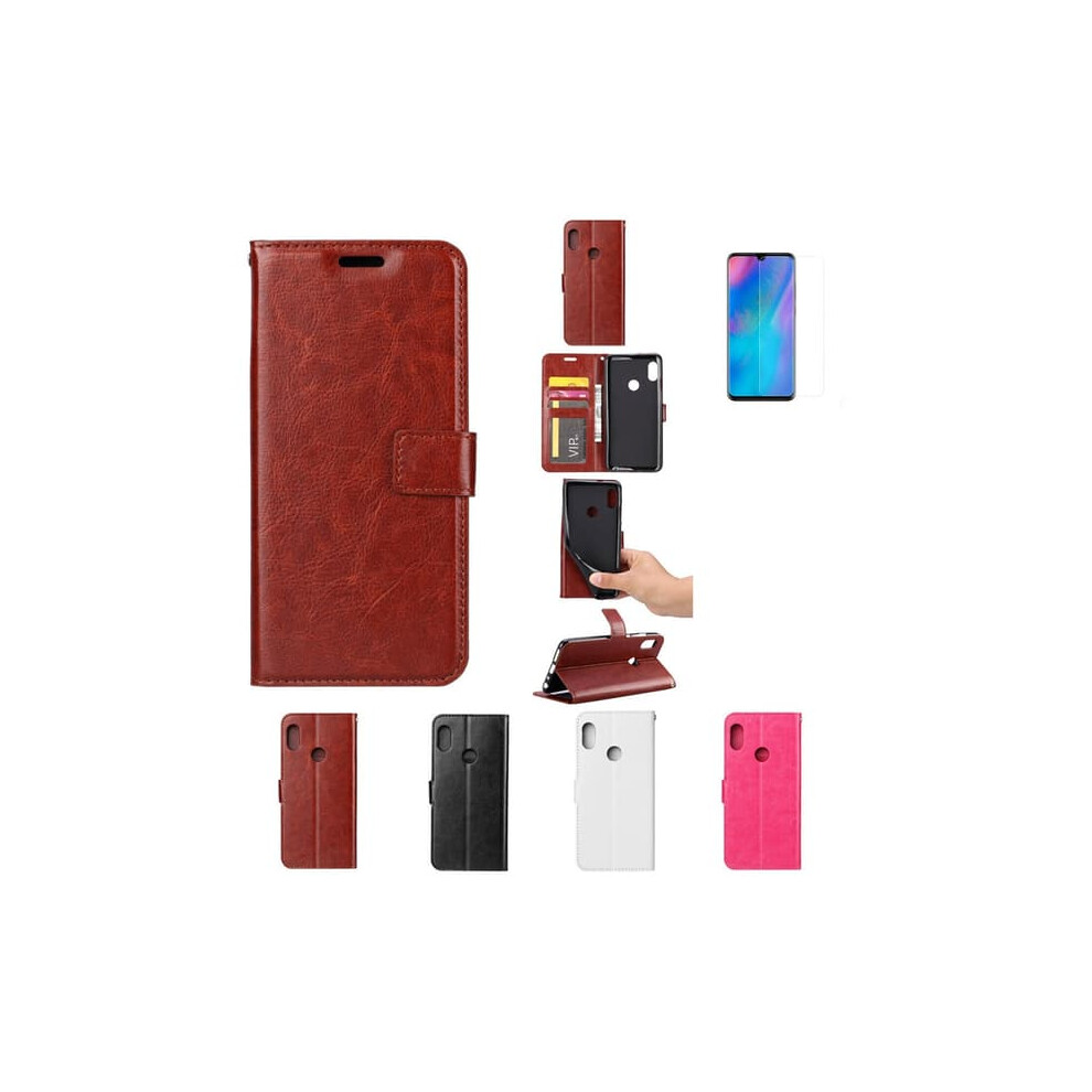 Leather Case For Huawei P30 Lite - Black 962029588542