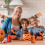Pumpkin candle mold silicone 3D Halloween 1 pc 3