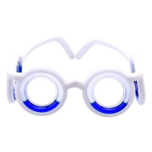 Anti-motion sickness resin glasses white