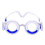 Anti-motion sickness resin glasses white 1