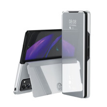LEMAN Case for Samsung Galaxy Z Fold 2 Silver