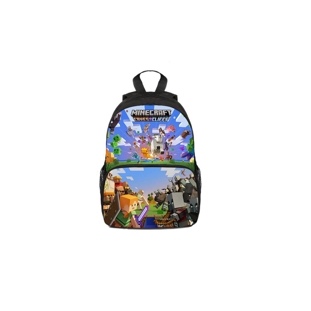 Minecraft backpack for kids school use 1 pack