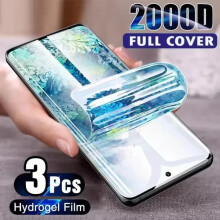 3 st. hydrogel skärmskyddsfilm heltäckande för kompatibel med Samsung Galaxy S23S10S20S21S22S24Ultra Plus FE A14A23A34A54
