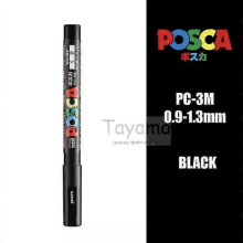 Uni Posca PC-3M extra fine art marker 0.9–1.3 mm black