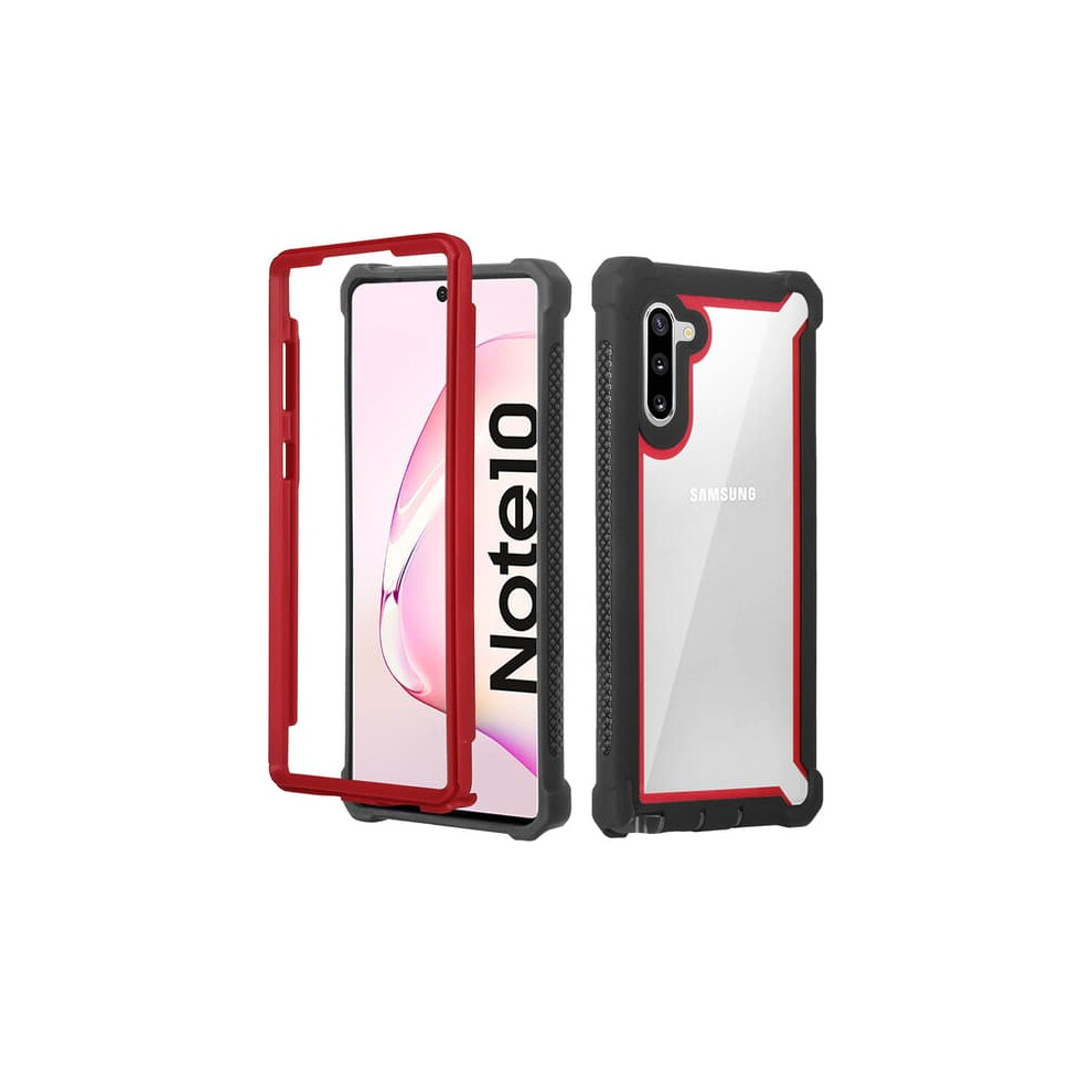 Smooth Protective Case For Samsung Galaxy Note10 Black Red Black,Red 962029236405