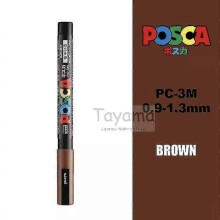 Uni Posca PC-3M extra fine art marker 0.9–1.3 mm brown