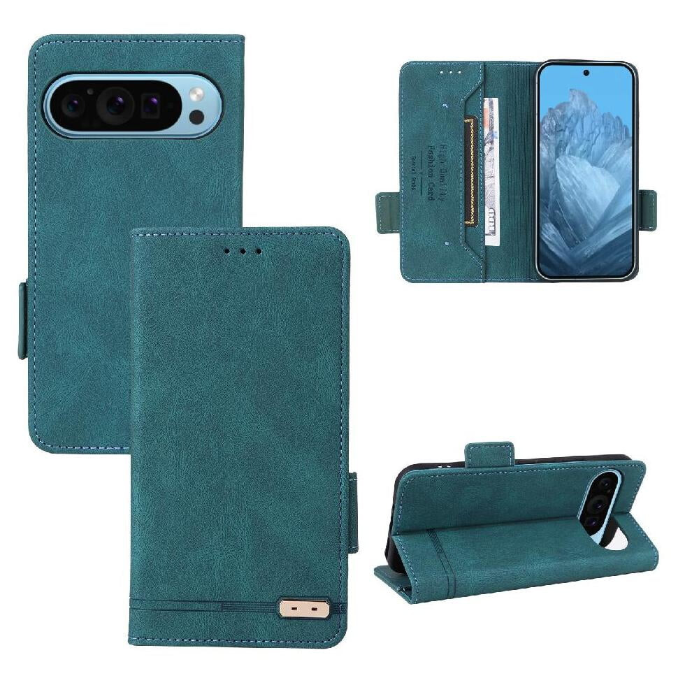 Google Pixel 9 Leather Folio Case With Card Holder And 971050040134