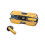 Qnjujn Mechanical Wind Bluetooth Headset Yellow 2