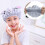 Shower Cap Waterproof Double Layer Cartoon 3-Pack 2