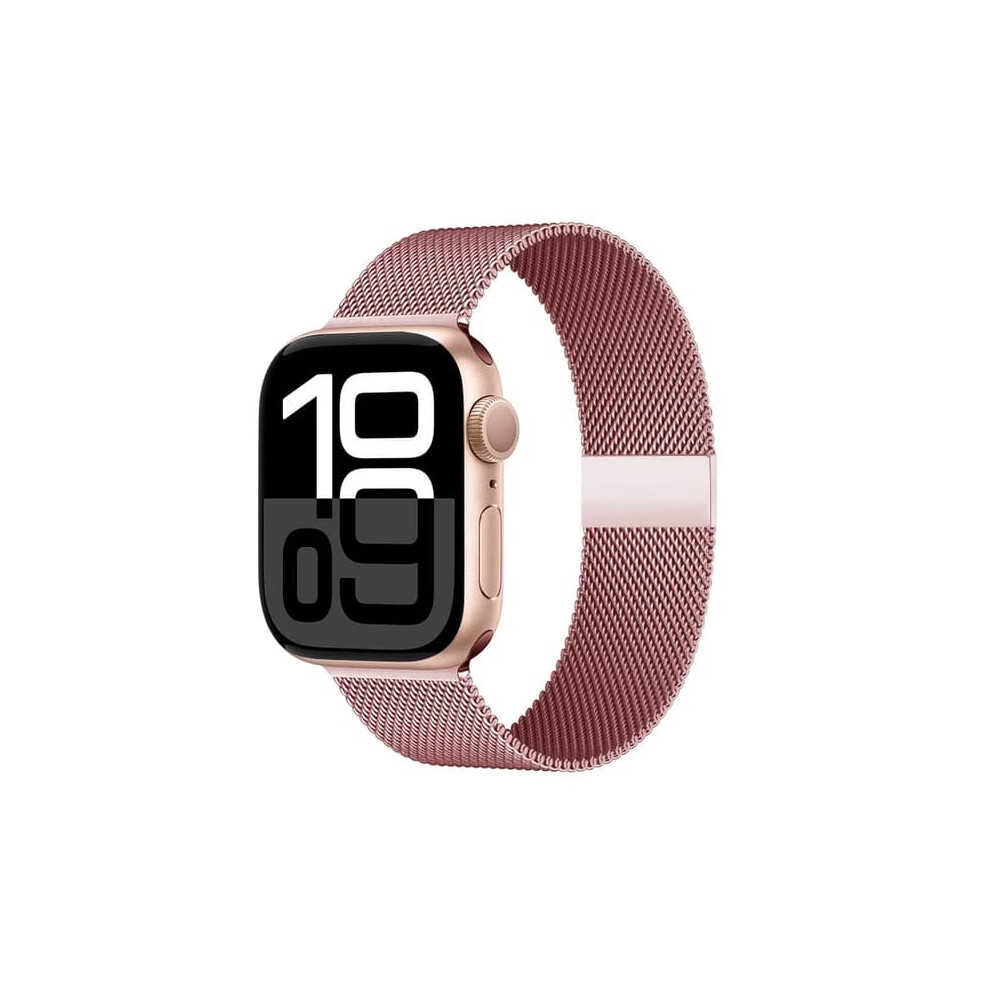 Milanese Loop Band For Apple Watch 49Mm To 40Mm Starlight 962029254324