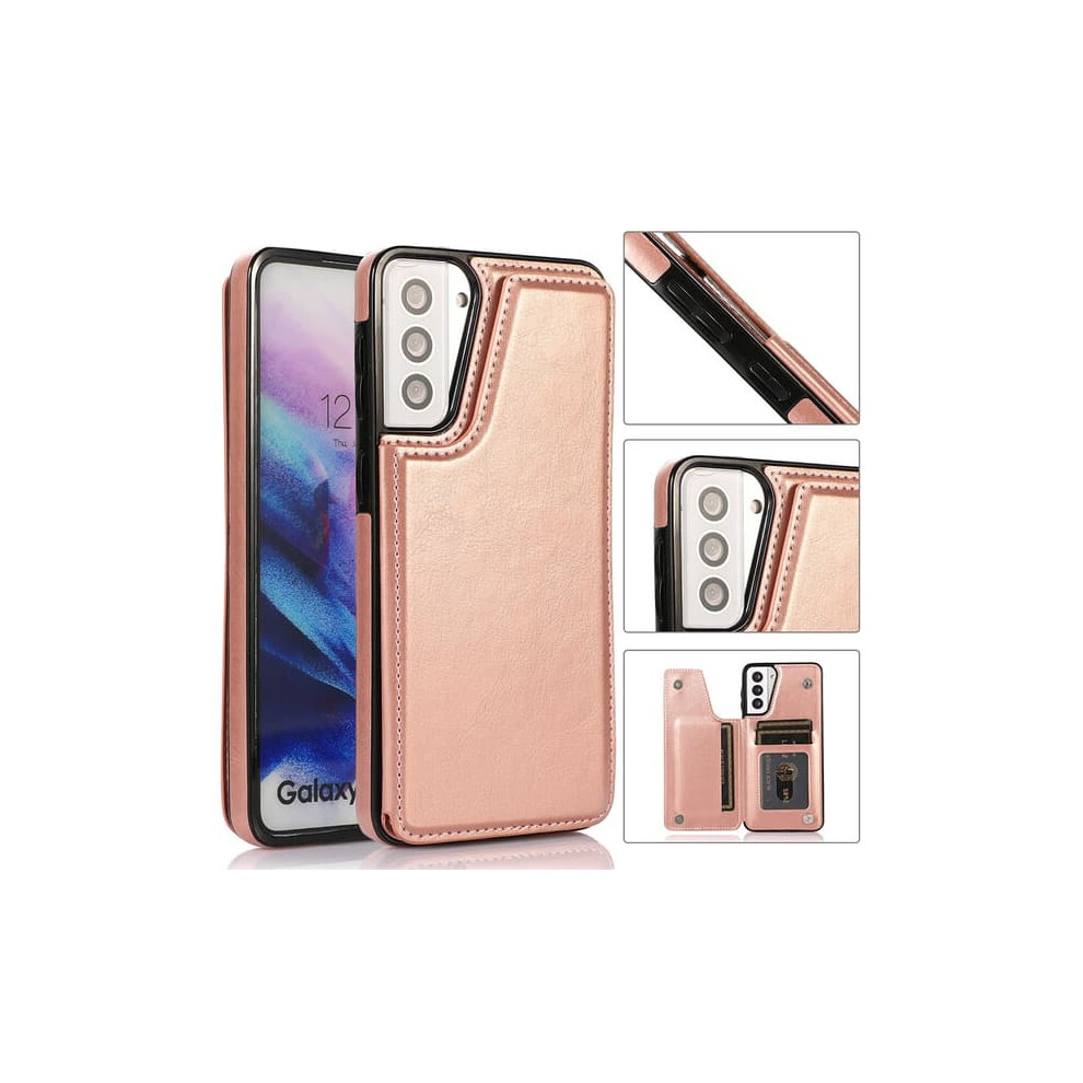 Samsung Galaxy S21 Case With Card Slot Rose Gold 962029255048