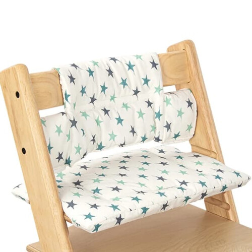 Washable trona pad with holder White Star