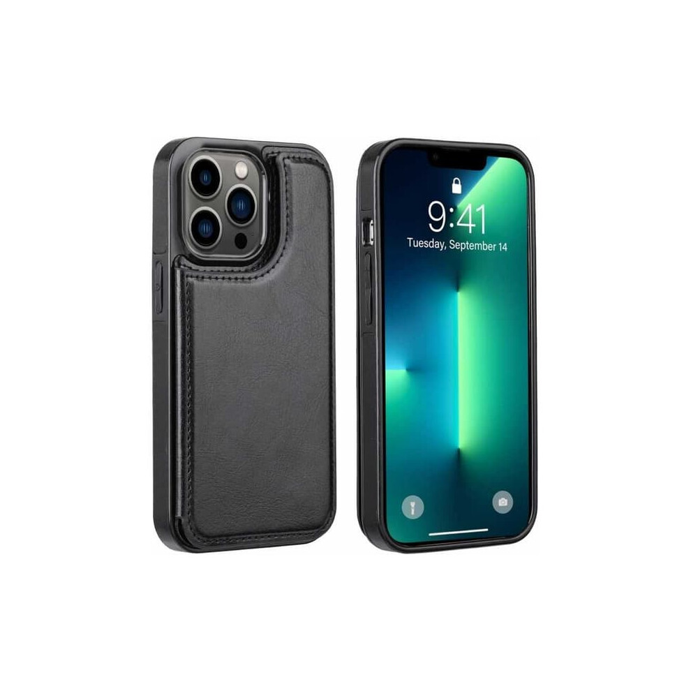 Iphone 15 Pro Shockproof Flip Case With Card Holder 3 962029255192