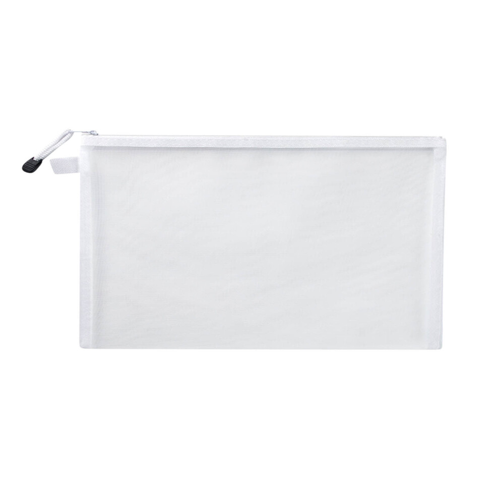 Blank Canvas Zipper Pouch for DIY Craft and Travel 1 Pack