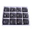 Christmas balls black baubles 12 pcs 1