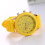 Quartz wristwatch yellow 1 piece 1