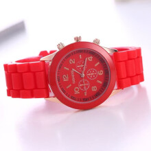 Quartz wristwatch red electronic watch 1 piece