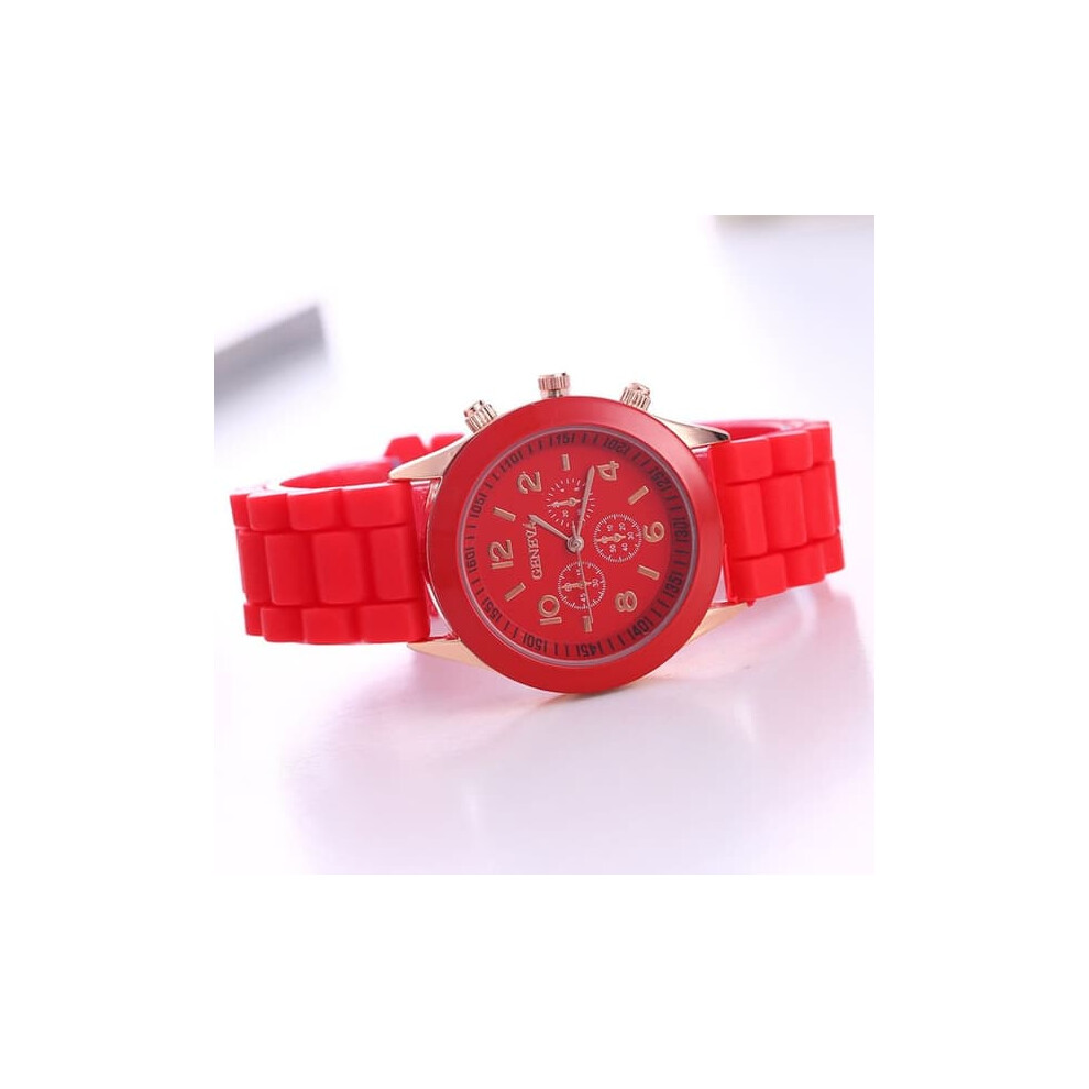 Quartz Wristwatch Electronic Watch 1 Piece Red 962029260479