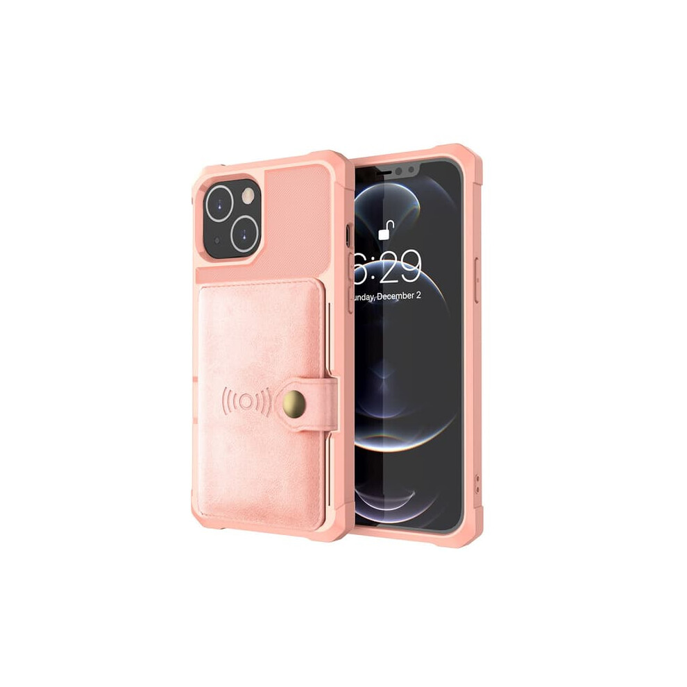 Iphone 13 Case With Card Holder Rose Gold 962029260622