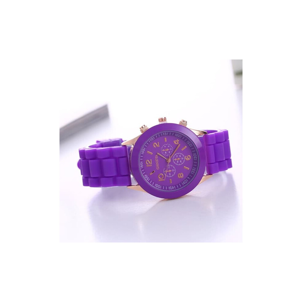 Quartz Wristwatch Lila Purple 962029260592