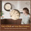 Vintage silent quartz wall clock large easy-to-read 4