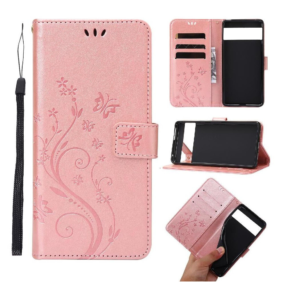 Flip Case For Google Pixel 7 With Wrist Strap, Magnetic 971050040776