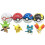 Σετ 4 τεμαχίων Pokéball με φιγούρα δράσης Throw N Pop 5