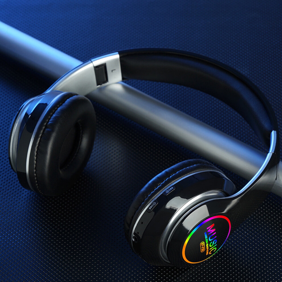 Ozmmyan Bluetooth Over-Ear Headphones Led Foldable Wireless Light 971050049595