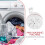Mini Portable Washer ABS White 1 Set 2