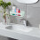Plain rectangular storage shelf for toiletries, bathroom 5