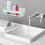Plain rectangular storage shelf for toiletries, bathroom 6