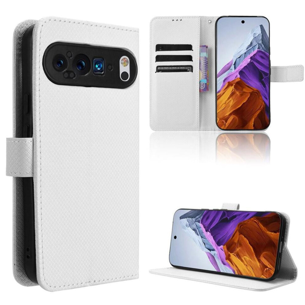 Google Pixel 9 Pro Magnetic Wallet Case With Kickstand 971050053998
