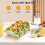 Taco stand stainless steel 4-pack with handle 2