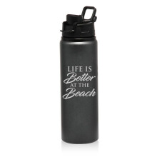 Wasserflasche, Sport-Reisebecher, 740 ml, Anthrazit