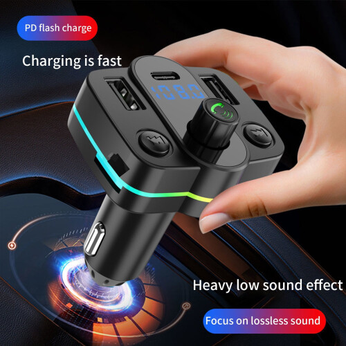 Car MP3 FM Transmitter with Bluetooth and AUX 18W