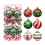 Christmas candy ornaments gold glitter 30 pcs 1