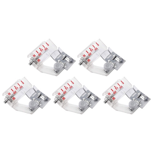 Adjustable Offset Tape Binding Foot 5 pcs 5-20 mm