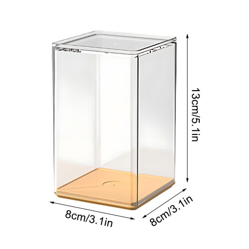 Clear Figurine Display Case Set 4-Pack 1