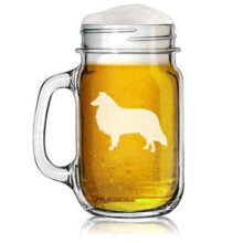 Tazza in vetro Mason Jar con manico da 473 ml (16 oz)