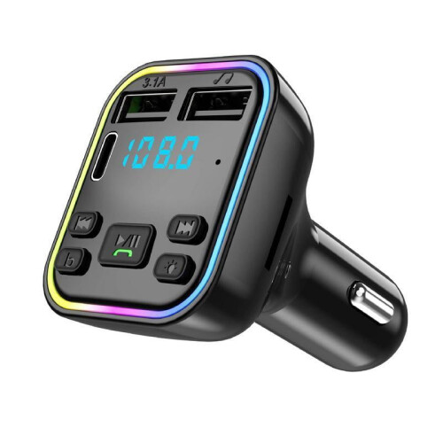 Car MP3 Player FM Transmitter with Bluetooth, PD 20W and QC 2