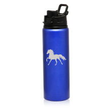 Gourde de sport en aluminium bleu 740 ml (25 oz)