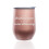 Verre à vin sans pied avec couvercle or rose 1