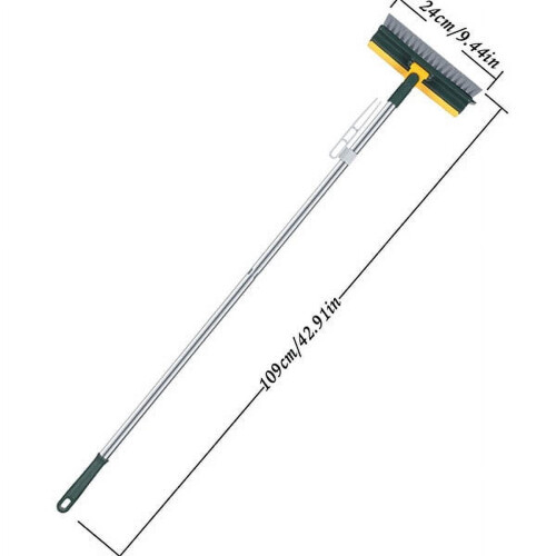 Floor Scrubber Brush 4-in-1 with Long Handle 2 PCS 2