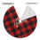 Christmas tree skirt plaid 48 inch thick rustic holiday 4