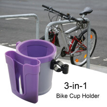 Twinkseal Bike Drink Holder with Phone Mount 3-in-1