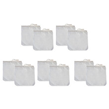10 Pack Organic Reusable Cold Coffee Brew Filters Bag,12 Inch Wine Brewing Filters Eco-Friendly Mesh Cotton Filter