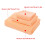 Ensemble de serviettes de bain en polyester 3 pièces, séchage rapide et absorbantes 3