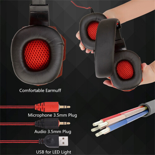 Jacenvly HP stereo gaming headset 7.1 surround sound 2