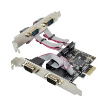 Voor PCIe naar 4 poorten DB9RS232 seriële converterkaart 4DB-9 seriële rs232-poorten PCI-e controllerkaart WCH384L set com
