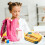 Bento Box Leakproof 4-Compartment Food-Grade Plastic 4